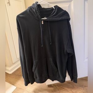 Black Hollister Zipup